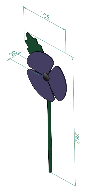 Purple Poppy - for the Animals in War