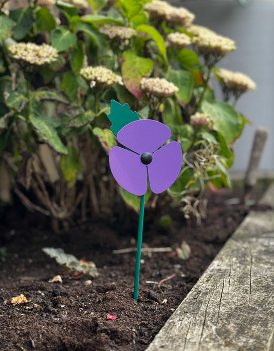 Purple Poppy - for the Animals in War